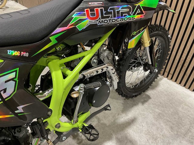 Ultra motocross db003es 27ap groen motorfiets - afbeelding 43 van  48