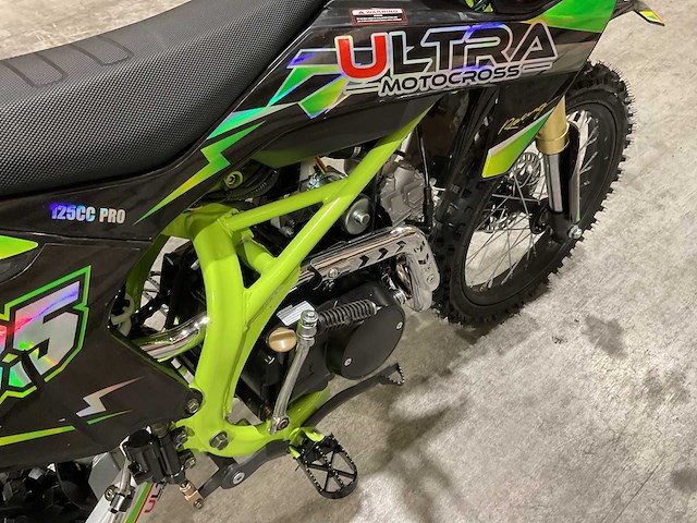 Ultra motocross db003es 27ap groen motorfiets - afbeelding 24 van  42