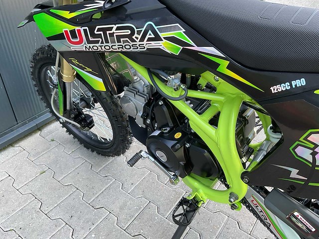 Ultra motocross db003es 27ap groen motorfiets - afbeelding 3 van  27