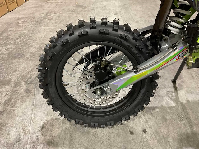 Ultra motocross db003es 27ap groen motorfiets - afbeelding 34 van  56