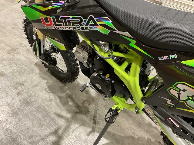 Ultra motocross db003es 27ap groen motorfiets - afbeelding 42 van  56