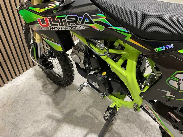Ultra motocross db003es 27ap groen motorfiets - afbeelding 56 van  56