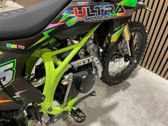 Ultra motocross db003es 27ap groen motorfiets - afbeelding 49 van  56