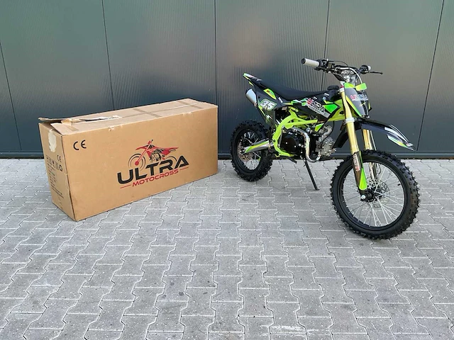 Ultra motocross db003es 27ap groen motorfiets - afbeelding 12 van  56