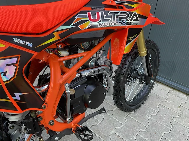 Ultra motocross db003es 27ap oranje motorfiets - afbeelding 4 van  56