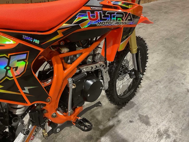 Ultra motocross db003es 27ap oranje motorfiets - afbeelding 25 van  56