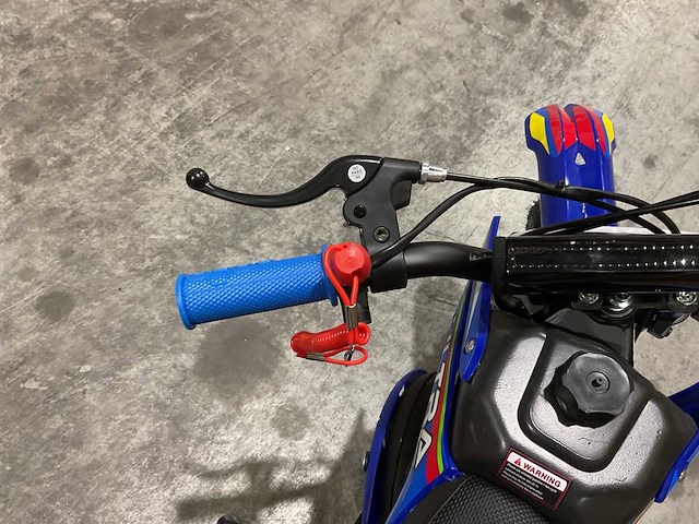 Ultra motocross db01 27ja blauw 49cc motorfiets - afbeelding 4 van  45