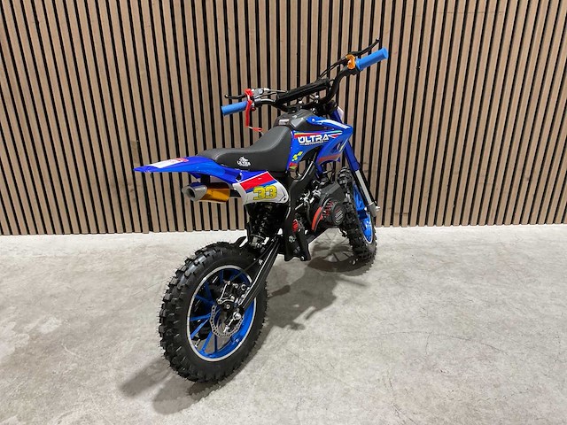 Ultra motocross db01 27ja blauw 49cc motorfiets - afbeelding 18 van  45