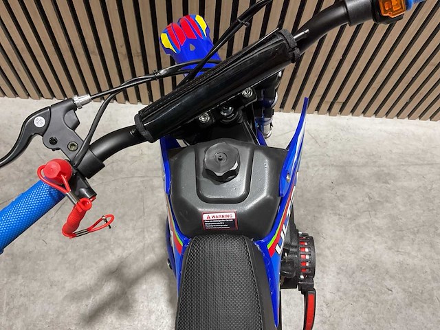 Ultra motocross db01 27ja blauw 49cc motorfiets - afbeelding 21 van  45