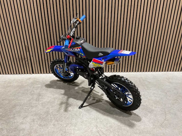 Ultra motocross db01 27ja blauw 49cc motorfiets - afbeelding 23 van  45