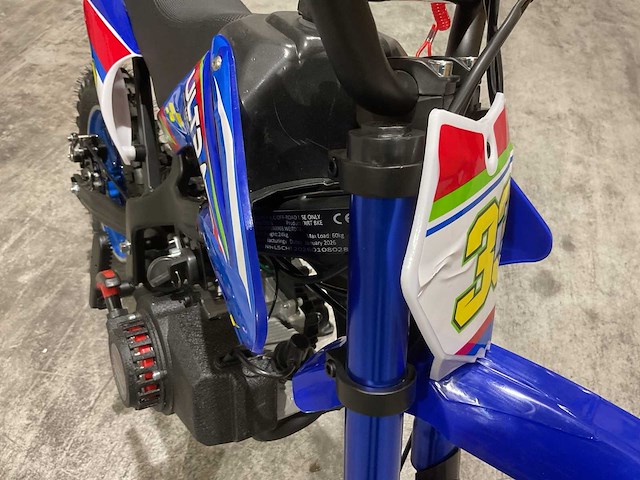 Ultra motocross db01 27ja blauw 49cc motorfiets - afbeelding 42 van  45