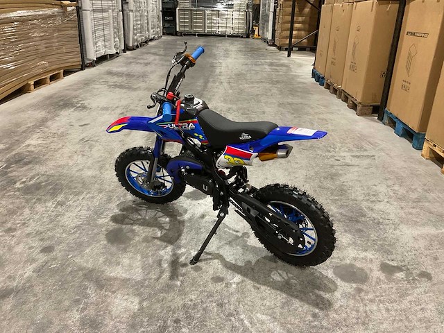 Ultra motocross db01 27ja blauw 49cc motorfiets - afbeelding 7 van  46