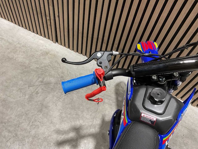 Ultra motocross db01 27ja blauw 49cc motorfiets - afbeelding 20 van  46