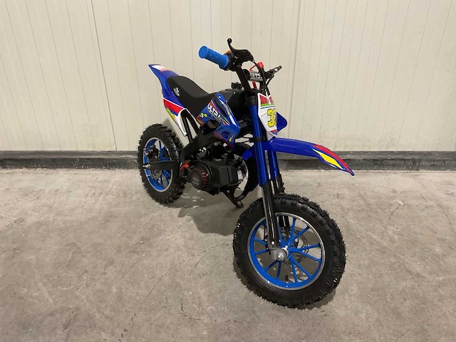 Ultra motocross db01 27ja blauw 49cc motorfiets - afbeelding 29 van  46
