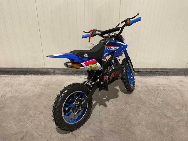 Ultra motocross db01 27ja blauw 49cc motorfiets - afbeelding 12 van  20