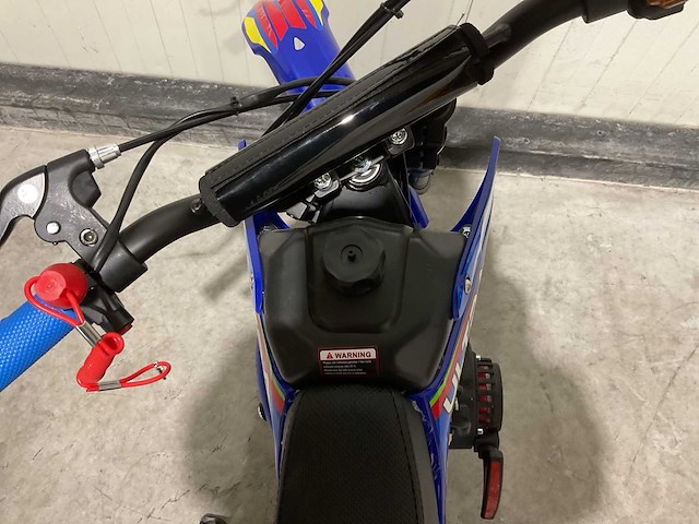 Ultra motocross db01 27ja blauw 49cc motorfiets - afbeelding 15 van  20