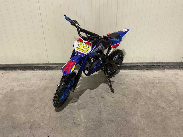 Ultra motocross db01 27ja blauw 49cc motorfiets - afbeelding 27 van  46