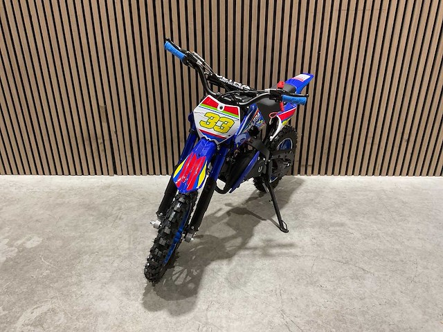Ultra motocross db01 27ja blauw 49cc motorfiets - afbeelding 10 van  46