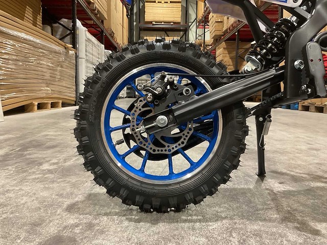 Ultra motocross db01 27ja blauw 49cc motorfiets - afbeelding 46 van  46