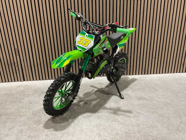 Ultra motocross db01 27ja groen 49cc motorfiets - afbeelding 5 van  35