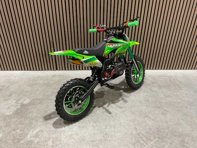 Ultra motocross db01 27ja groen 49cc motorfiets - afbeelding 10 van  35