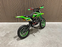 Ultra motocross db01 27ja groen 49cc motorfiets - afbeelding 10 van  35