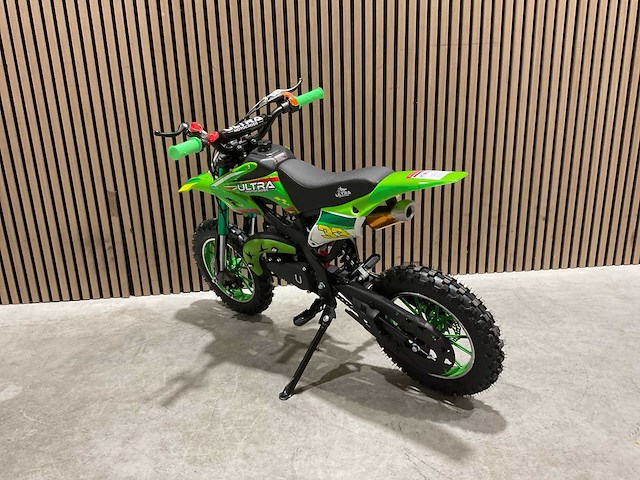 Ultra motocross db01 27ja groen 49cc motorfiets - afbeelding 12 van  35