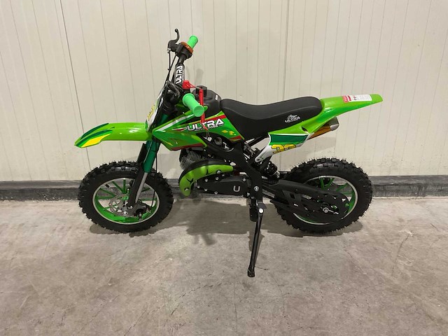 Ultra motocross db01 27ja groen 49cc motorfiets - afbeelding 13 van  35