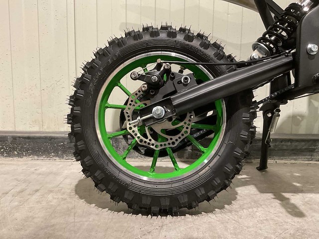 Ultra motocross db01 27ja groen 49cc motorfiets - afbeelding 22 van  35