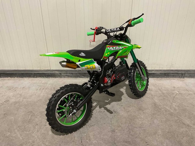 Ultra motocross db01 27ja groen 49cc motorfiets - afbeelding 23 van  35