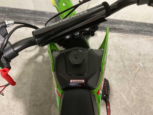 Ultra motocross db01 27ja groen 49cc motorfiets - afbeelding 26 van  35