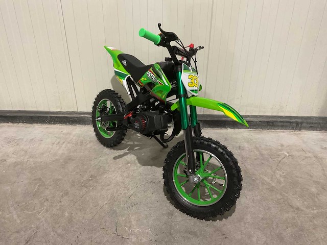 Ultra motocross db01 27ja groen 49cc motorfiets - afbeelding 19 van  33