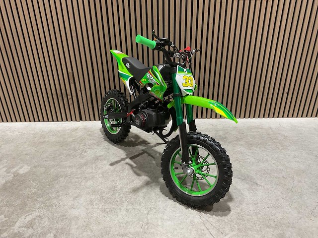 Ultra motocross db01 27ja groen 49cc motorfiets - afbeelding 11 van  42