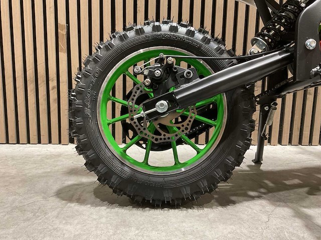 Ultra motocross db01 27ja groen 49cc motorfiets - afbeelding 15 van  42