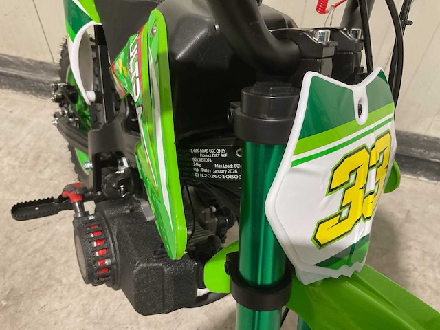 Ultra motocross db01 27ja groen 49cc motorfiets - afbeelding 16 van  25