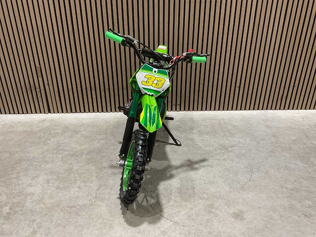 Ultra motocross db01 27ja groen 49cc motorfiets - afbeelding 10 van  42