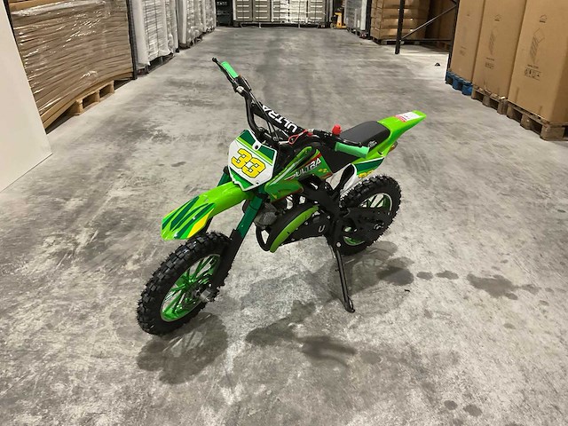 Ultra motocross db01 27ja groen 49cc motorfiets - afbeelding 23 van  42