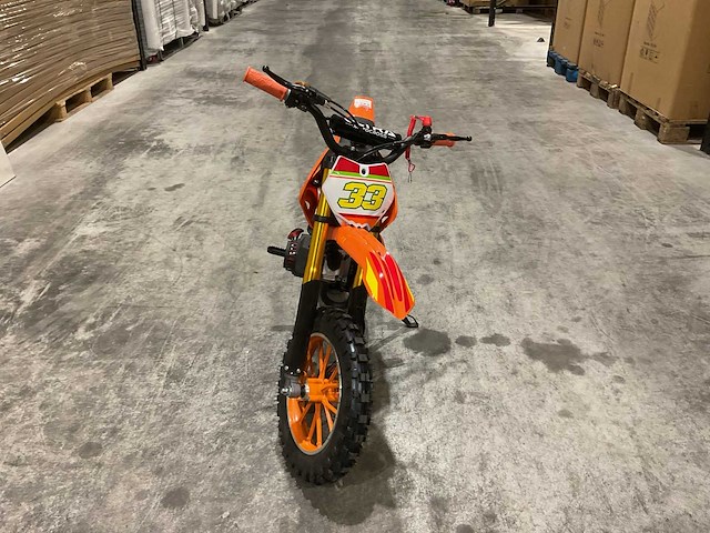Ultra motocross db01 27ja oranje 49cc motorfiets - afbeelding 27 van  39