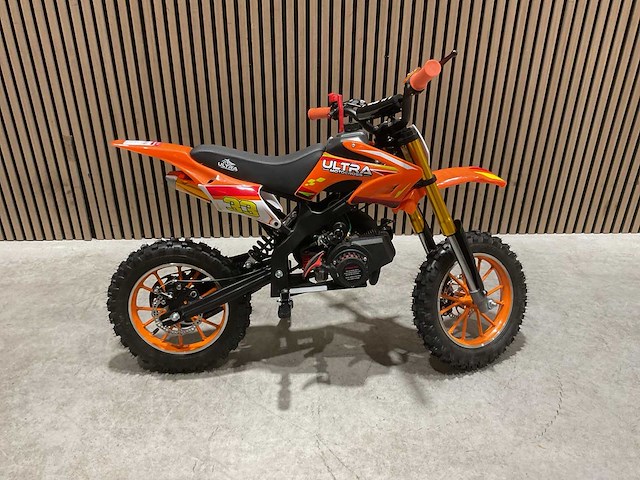 Ultra motocross db01 27ja oranje 49cc motorfiets - afbeelding 15 van  40
