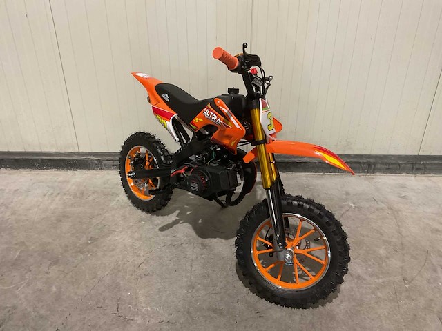 Ultra motocross db01 27ja oranje 49cc motorfiets - afbeelding 29 van  40