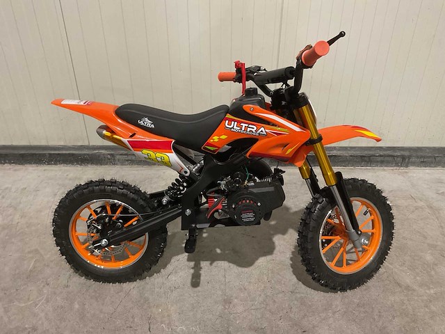 Ultra motocross db01 27ja oranje 49cc motorfiets - afbeelding 31 van  40