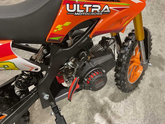 Ultra motocross db01 27ja oranje 49cc motorfiets - afbeelding 40 van  40