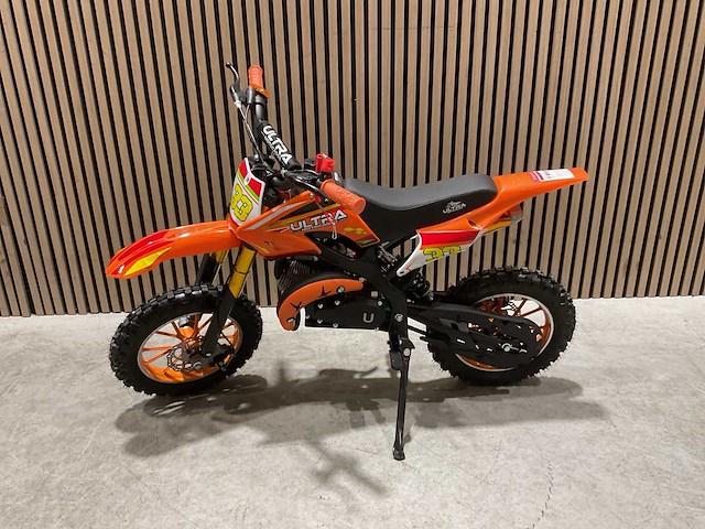 Ultra motocross db01 27ja oranje 49cc motorfiets - afbeelding 9 van  46