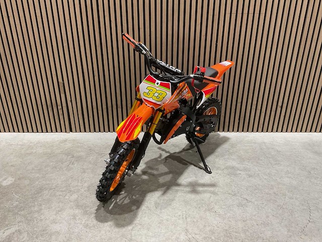 Ultra motocross db01 27ja oranje 49cc motorfiets - afbeelding 11 van  46