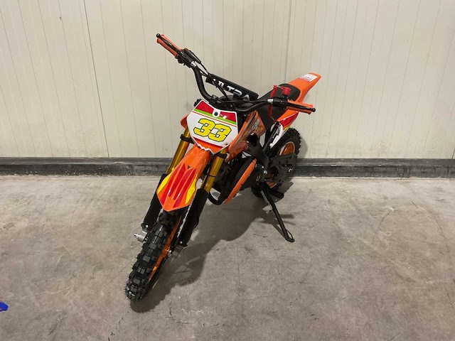 Ultra motocross db01 27ja oranje 49cc motorfiets - afbeelding 28 van  45