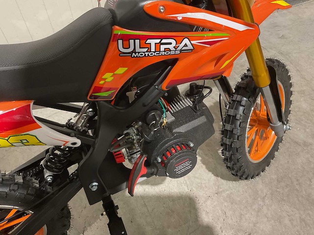 Ultra motocross db01 27ja oranje 49cc motorfiets - afbeelding 33 van  45