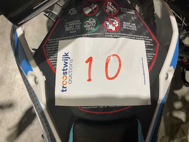 Ultra motocross db07e bl 1000w elektrische minicrosser 10 - afbeelding 4 van  10