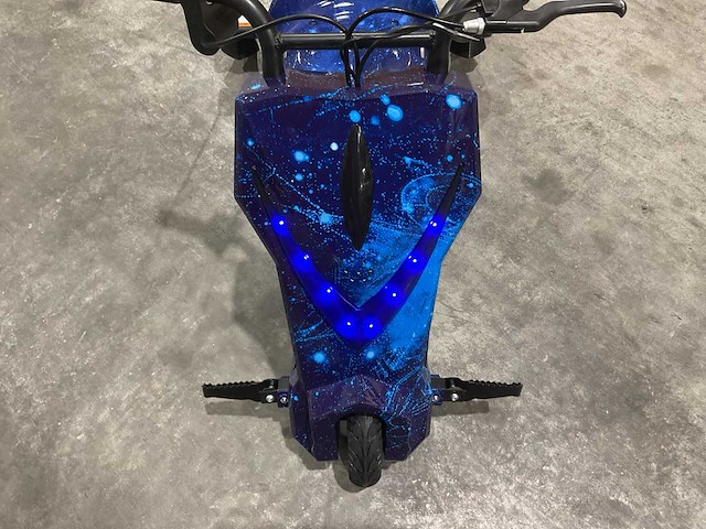 Ultra motocross drift trike 27ja 250w blauw heelal voertuig - afbeelding 4 van  38
