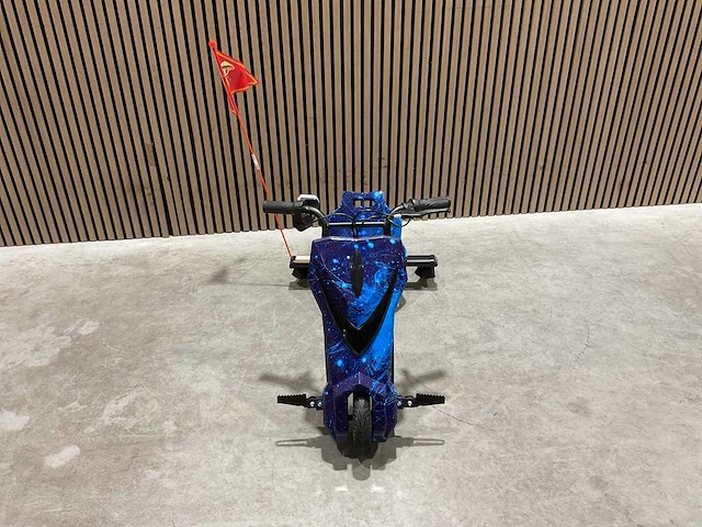 Ultra motocross drift trike 27ja 250w blauw heelal voertuig - afbeelding 11 van  38