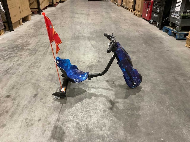 Ultra motocross drift trike 27ja 250w blauw heelal voertuig - afbeelding 1 van  38